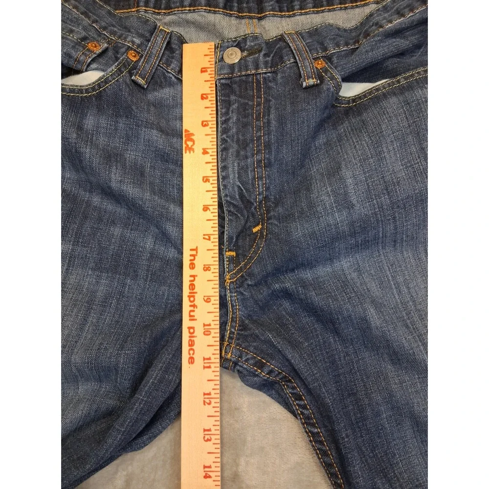 Levis 514 Straight Fit Mens Jeans‎ Blue Denim 36x30 Medium Dark Wash 4001